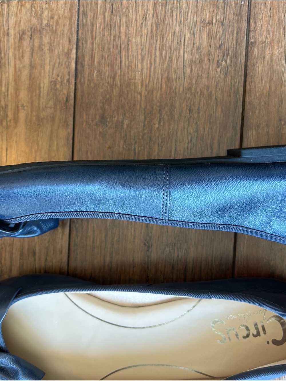 Circus by Sam Edelman Navy Bow Flats - Picture 6 of 12
